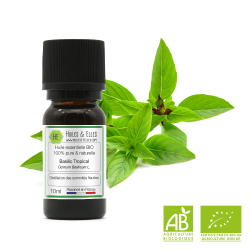 Exotic Basil Organic* Essential Oil 100% Pure & Natural