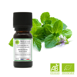 Peppermint Organic* Essential Oil 100% Pure & Natural
 Volume-10ml