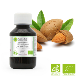 Sweet Almond Organic** Vegetable Oil 100% Pure & Natural
 Volume-100ml